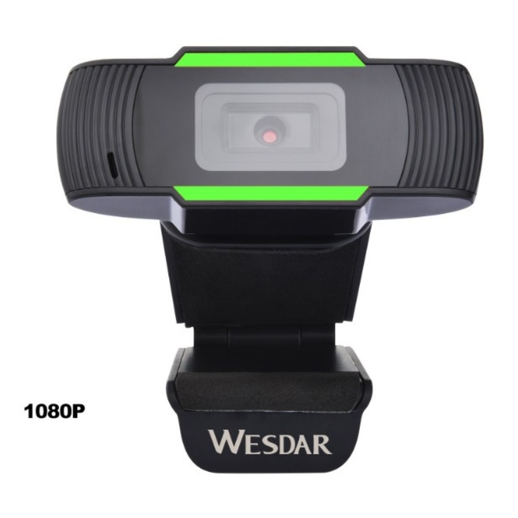 Cámara Web Wesdar W1080 Usb2.0 1080p