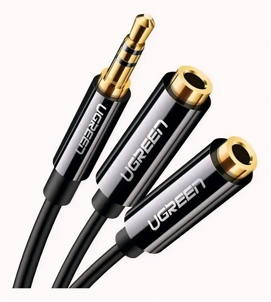 Adaptador Conector 3.5mm Macho A Hembra