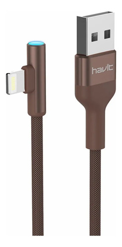 Cable USB-A a Lightning 1.2m Havit