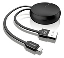 Cable USB-A Lightning 90cm Negro