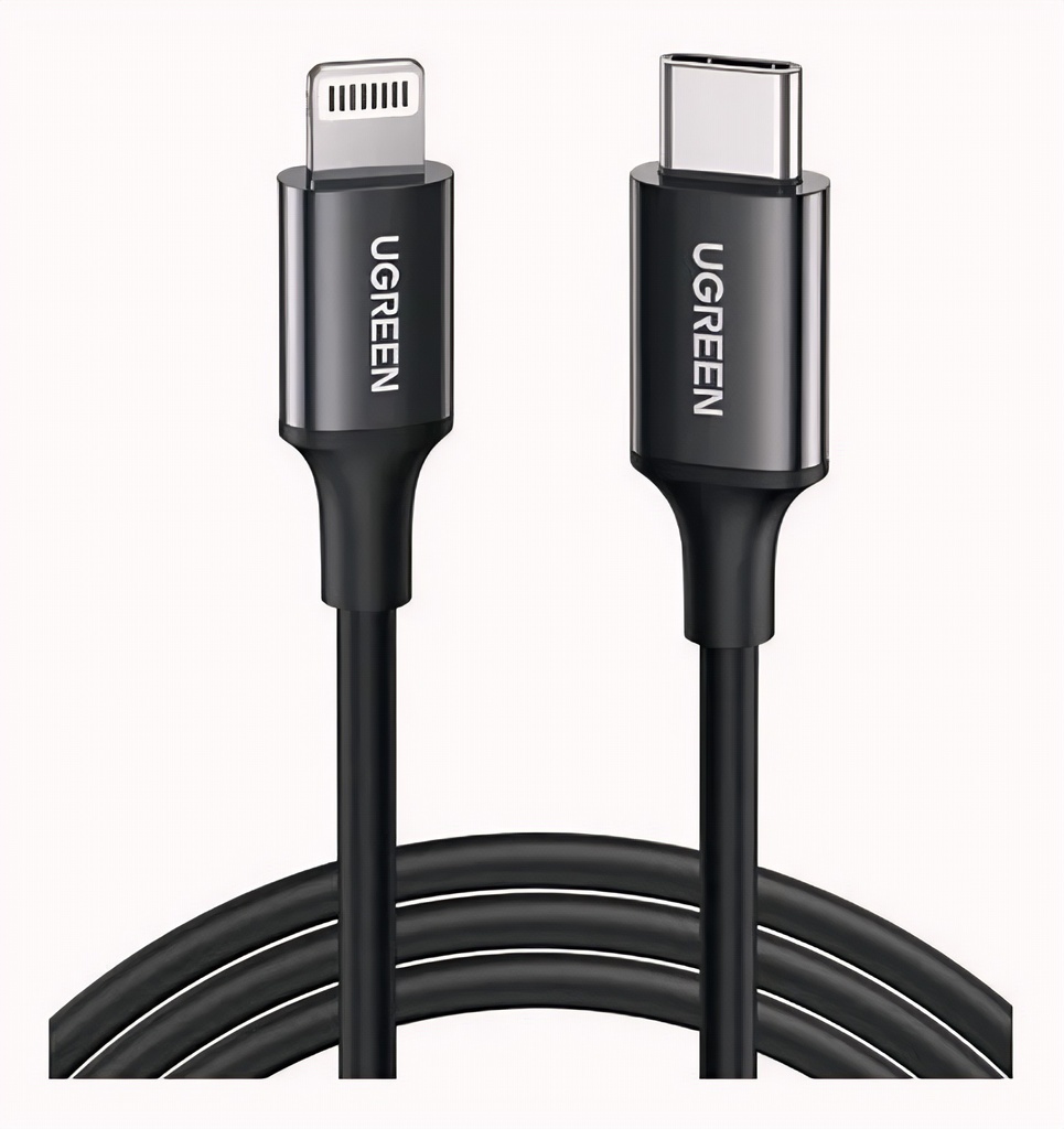 Cable De Carga USB-C A Lightning 3A 1m