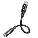 Adaptador Lightning A Audio 3.5mm Negro