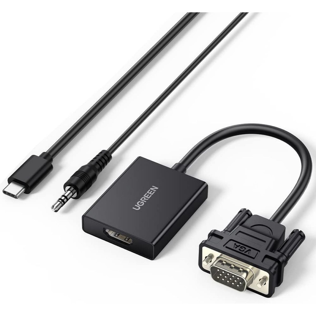 Cable Adaptador HDMI A VGA Ugreen 1.5m Negro