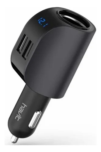 Cargador De Auto LED Havit