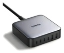 Cargador De Pared 200W 6 Puertos USB-C Y USB-A Gan