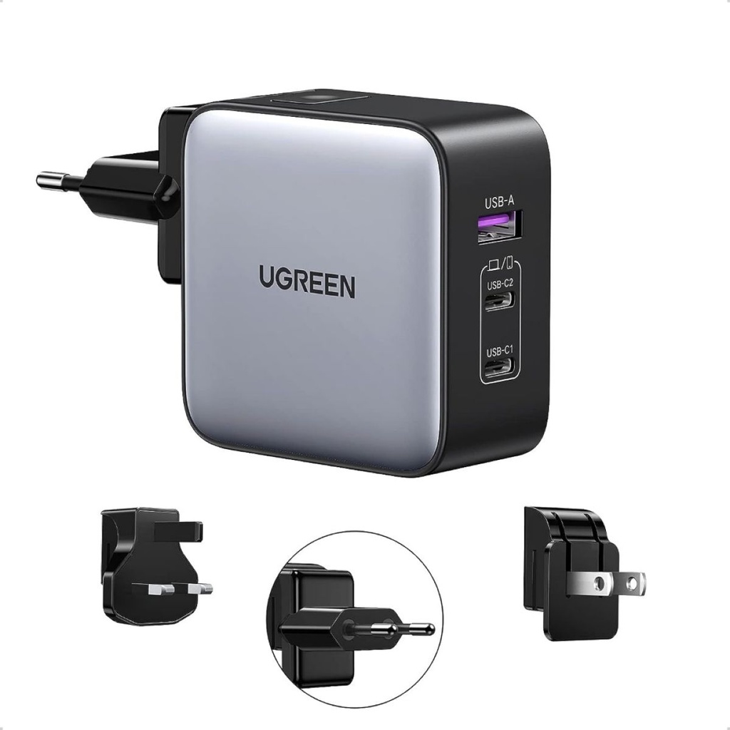 Cargador Pared 65W USB-USB-C