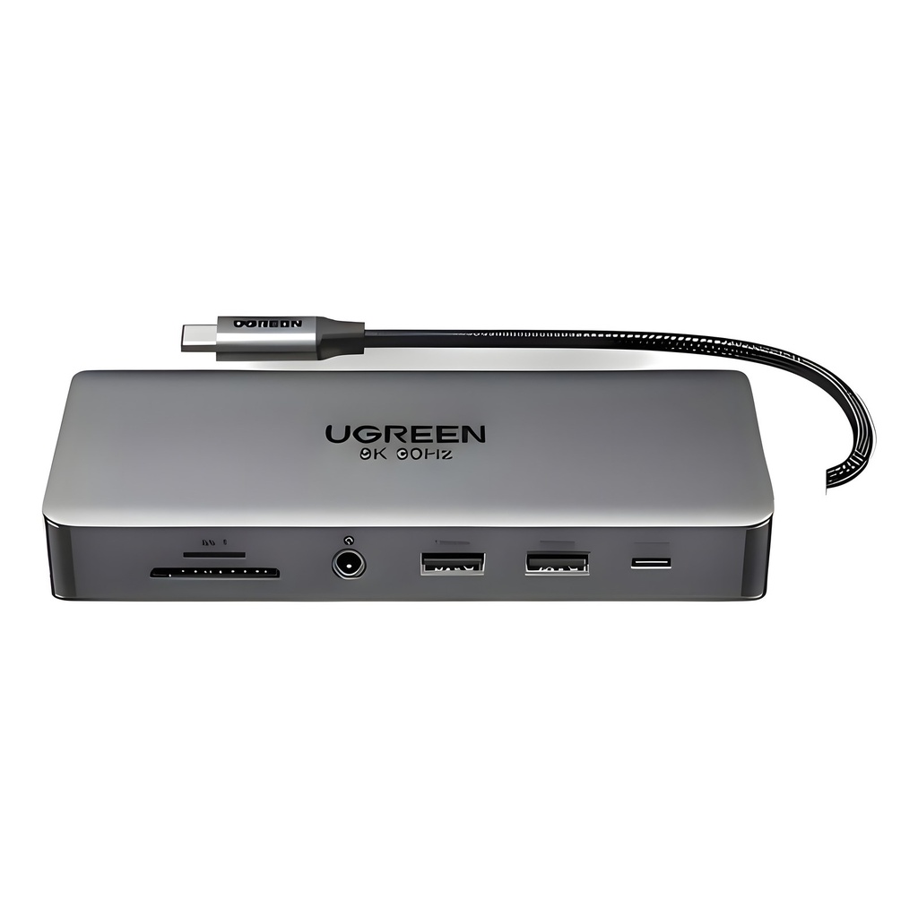 Docking Station USB-C 13 En 1 Con Carga Pd De 100W Y Ethernet Gigabit