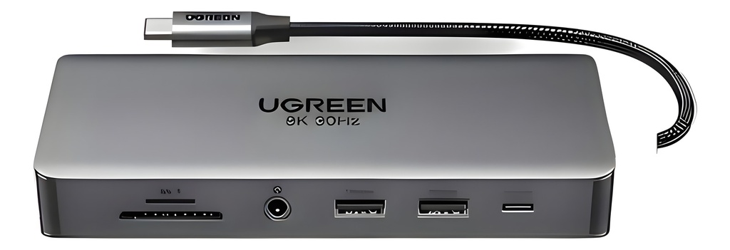 Docking Station USB-C 13 En 1 Con Carga Pd De 100W Y Ethernet Gigabit
