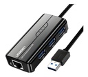 Hub USB 3 Puertos USB 3.0 Con Adaptador Ethernet