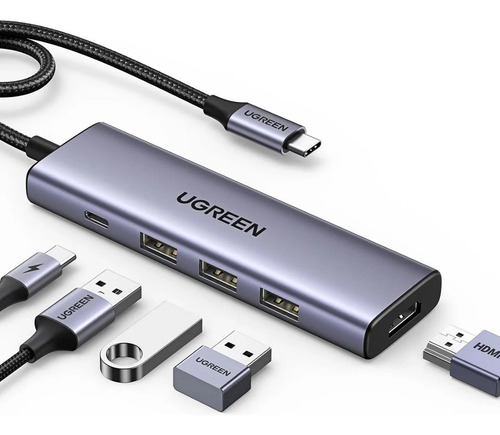 Hub USB-C a HDMI 4K