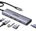 Hub USB-C 5 Puertos 5Gbps Con HDMI Y Pd
