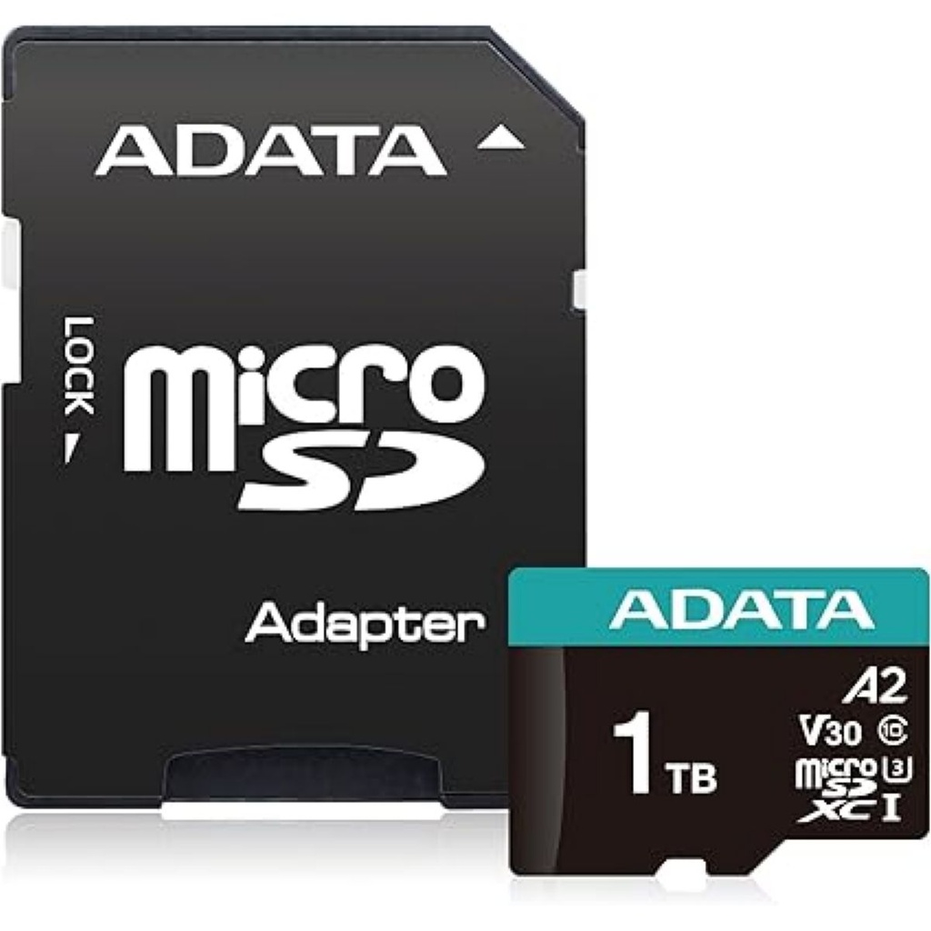 Tarjeta Microsdxc 1TB Clase 10 Uhs-I A2 V30 Adata