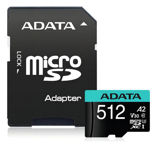 Tarjeta microSD 512GB Clase 10 Uhs-I