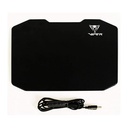 Mouse Pad Gamer Ergonómico Negro 355x245mm Polímero Rígido