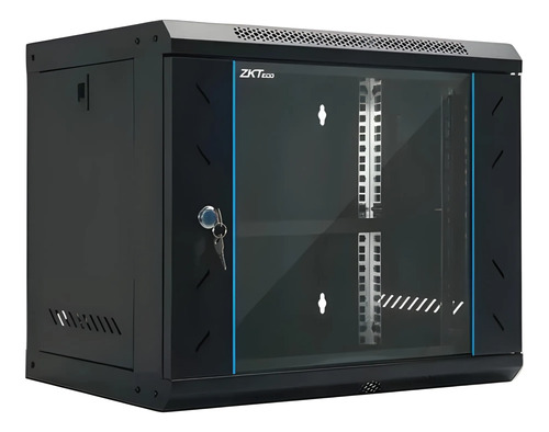 Rack 6U Con Puerta De Vidrio
