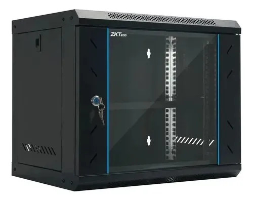 Rack 6U Con Puerta De Vidrio