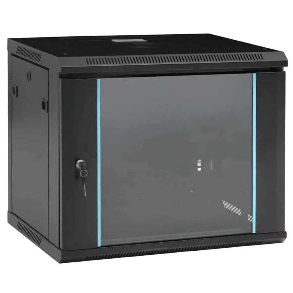 Rack 9U Puerta Vidrio