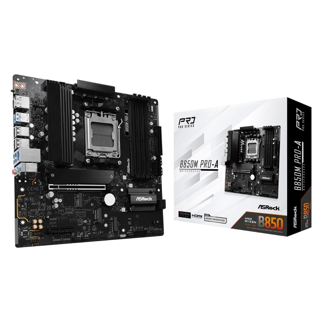 Motherboard Amd B850 Am5 Ddr5 Micro Atx