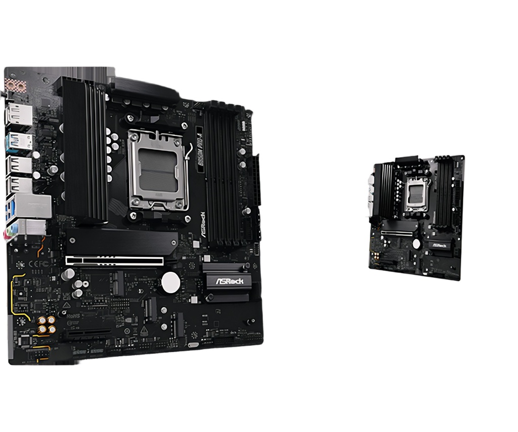 Motherboard Amd B850 Socket Am5 Ddr5 Pcie 4.0 Compatible Ryzen 9000/8000/7000 Series Micro Atx
