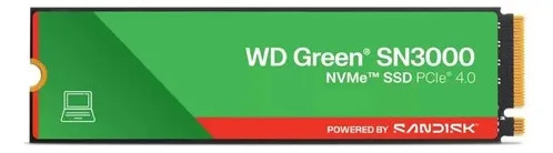 SSD Nvme Western Digital Sn3000 500GB M.2