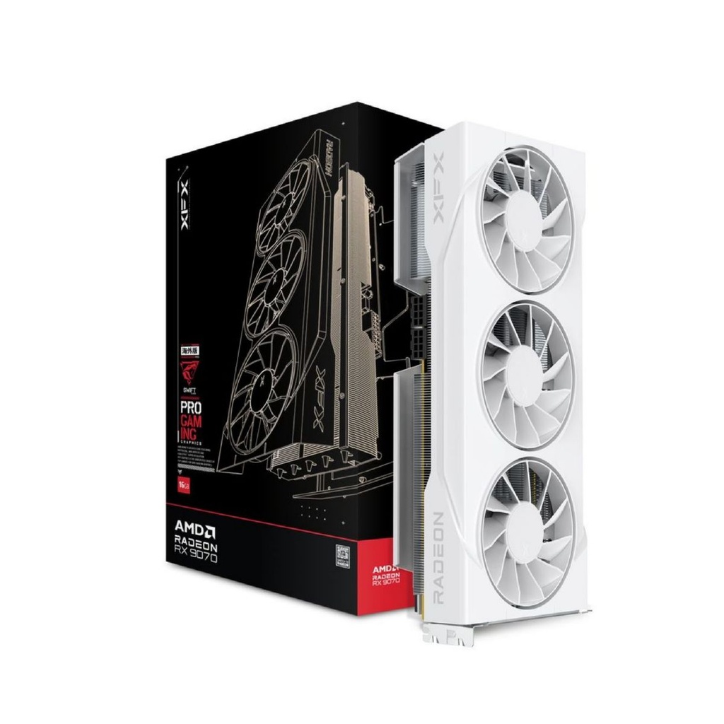 Tarjeta Xfx Radeon Rx9070 16gb Swift Triple W D6