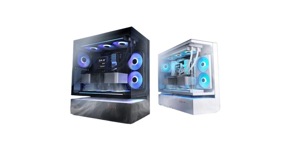 Gabinete PC Mid-Tower Negro Glass