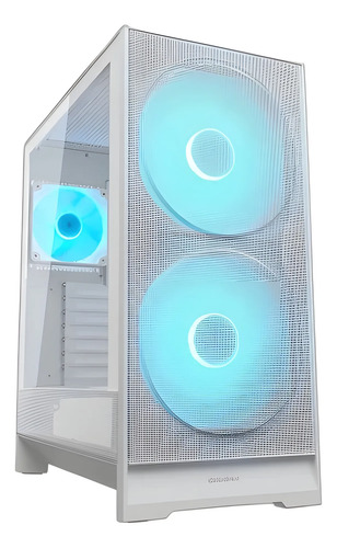 Gabinete Mid Tower Con Cristal Translúcido Y LED