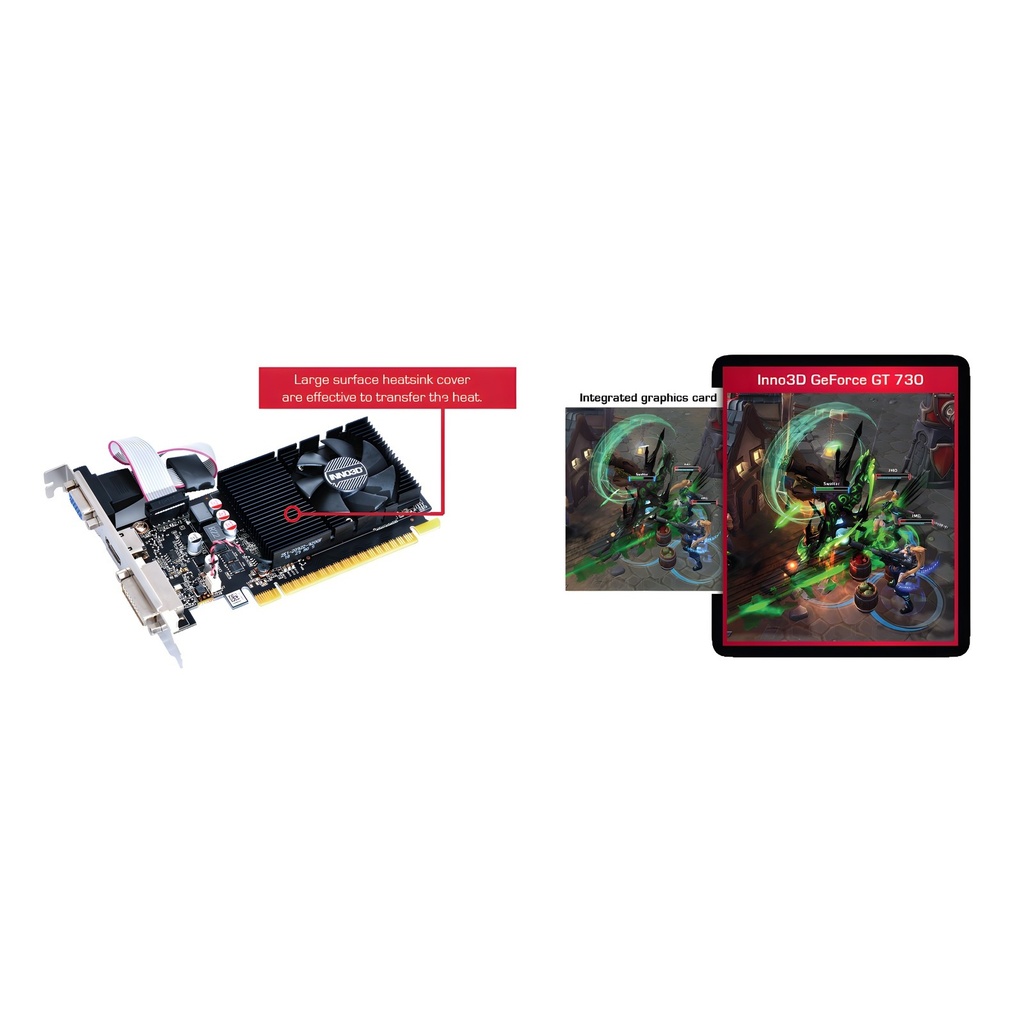 Tarjeta De Video Nvidia Geforce Gt 730 4GB Sddr3