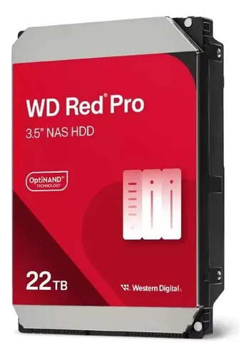 Disco Interno Western Digital Wd Red 22Tb Sata 3 7200 Rpm 3.5