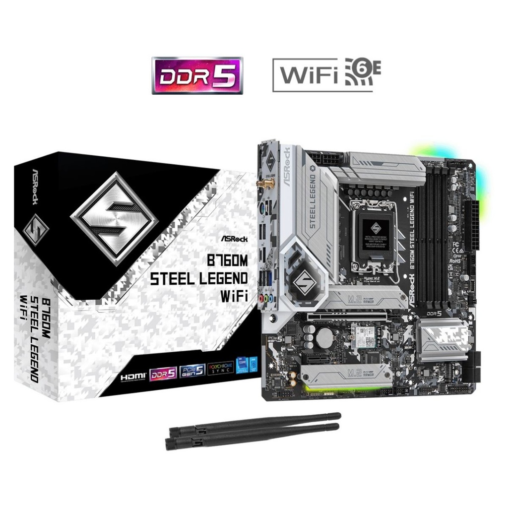 Motherboard Intel Z790 Socket 1700 Ddr5 Pcie 5.0 Compatible Micro Atx