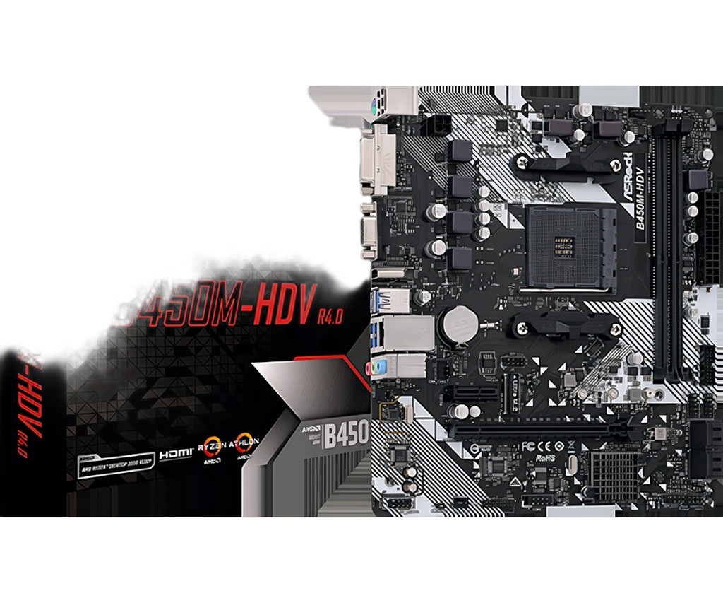 Motherboard Amd B450 Socket Am4 Ddr4 Micro Atx Compatible