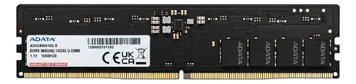 Memoria RAM Adata Ddr5 16GB 5600Mhz