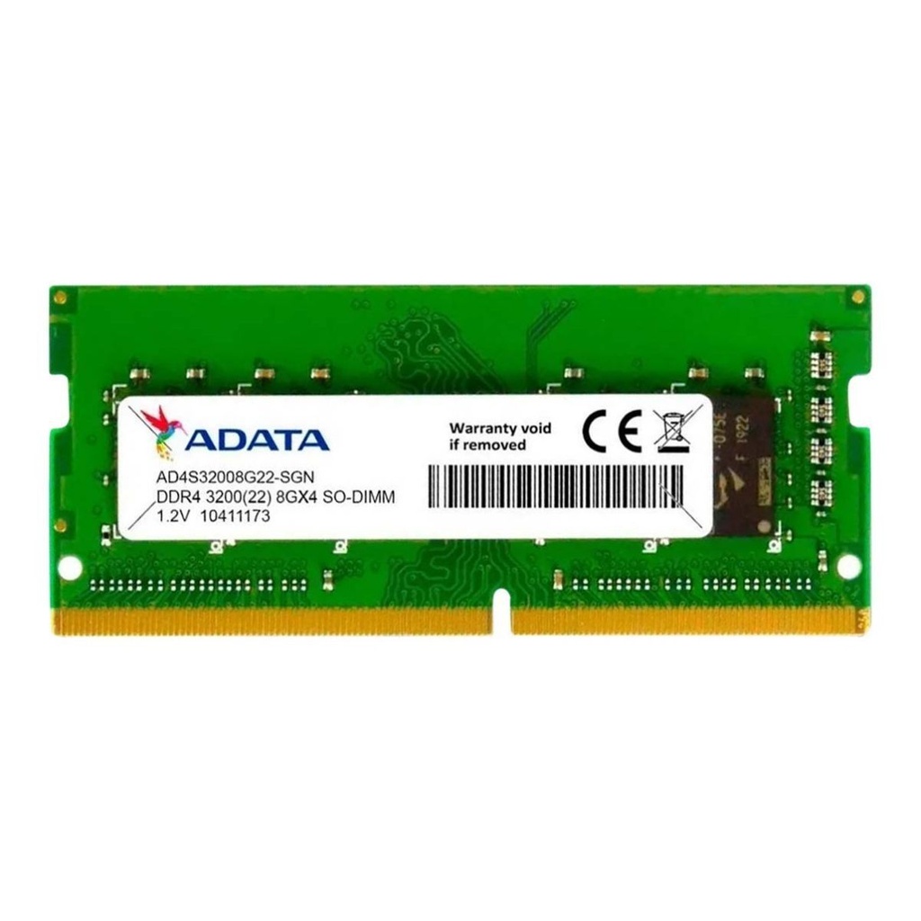 Memoria SODIMM DDR4 8GB 3200MHz
