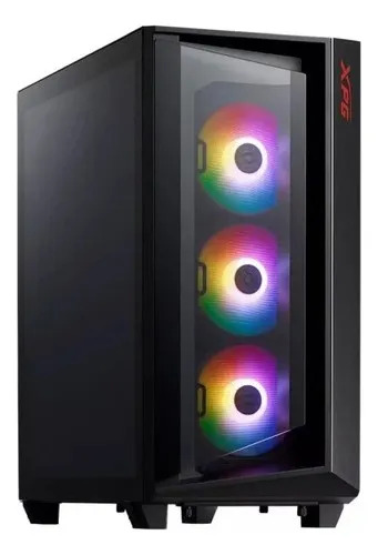 Gabinete Mid-Tower Adata Con Iluminación Argb
