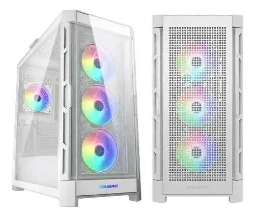 Gabinete Mid Tower Con Iluminación Rgb Blanco