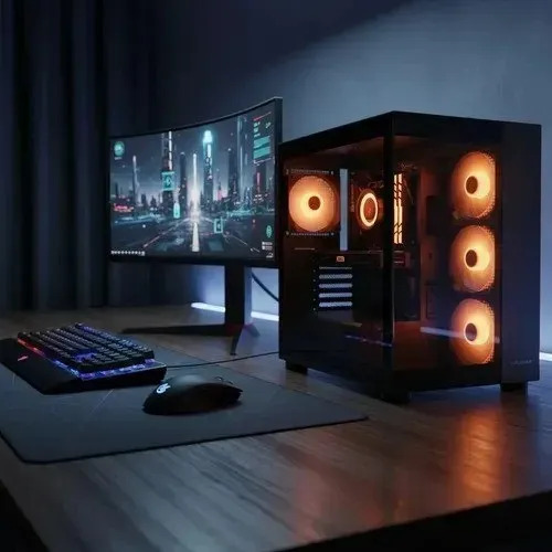 Gabinete Mid Tower Con Iluminación Rgb