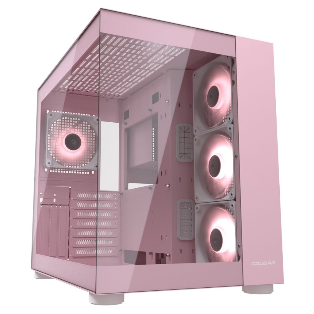 Gabinete Cougar Fv150 Rgb Pink