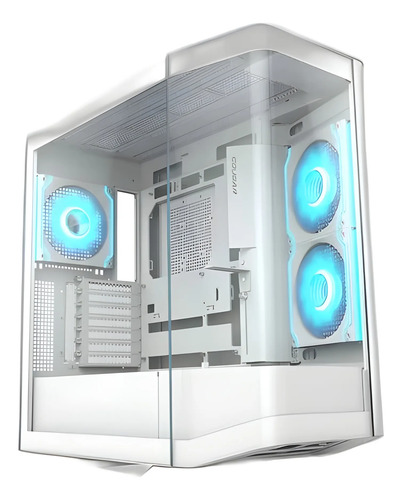 Gabinete Gaming Mid Tower Rgb Fv270 White