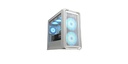 Gabinete PC Mini Tower Negro Vidrio Templado 2 Ventiladores Rgb