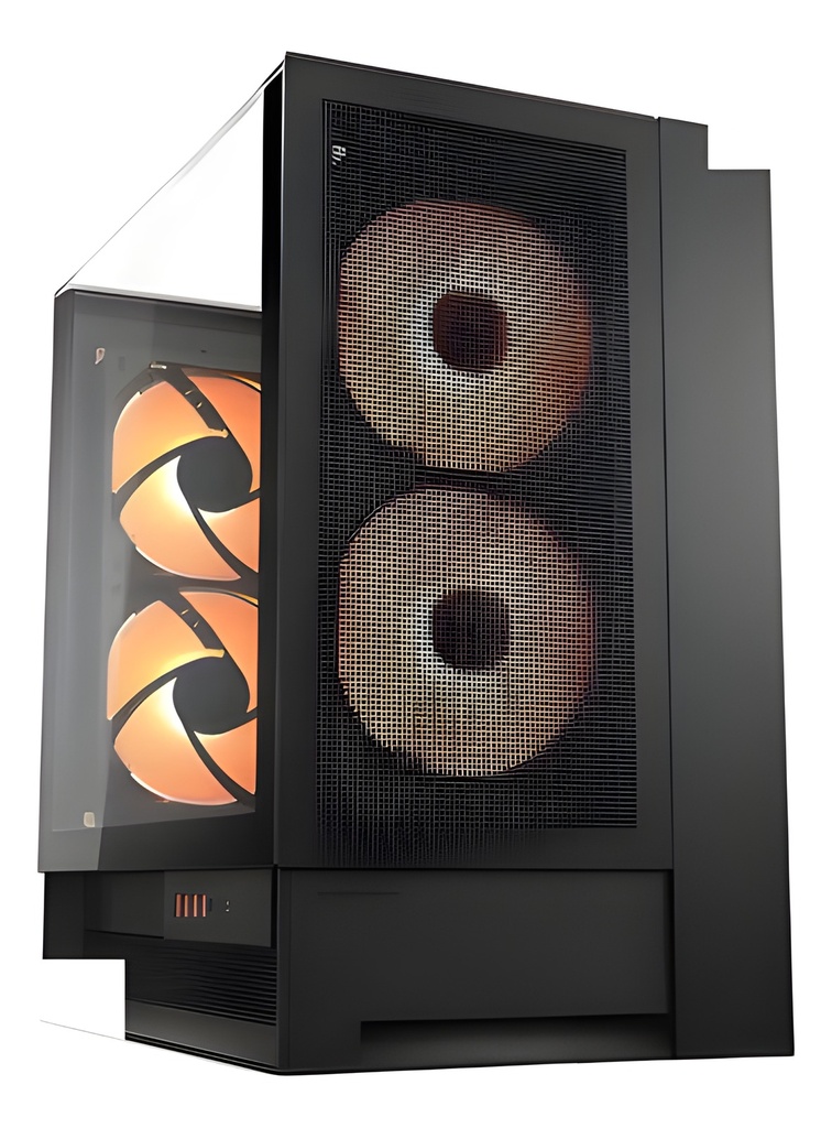 Gabinete PC Mid-Tower Negro Rgb