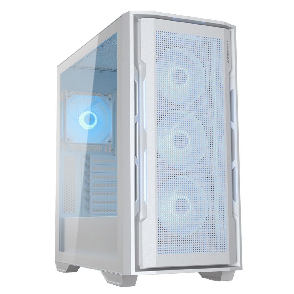 Gabinete PC Mid Tower Atx Blanco Vidrio