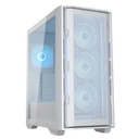 Gabinete PC Mid Tower Atx Blanco Vidrio