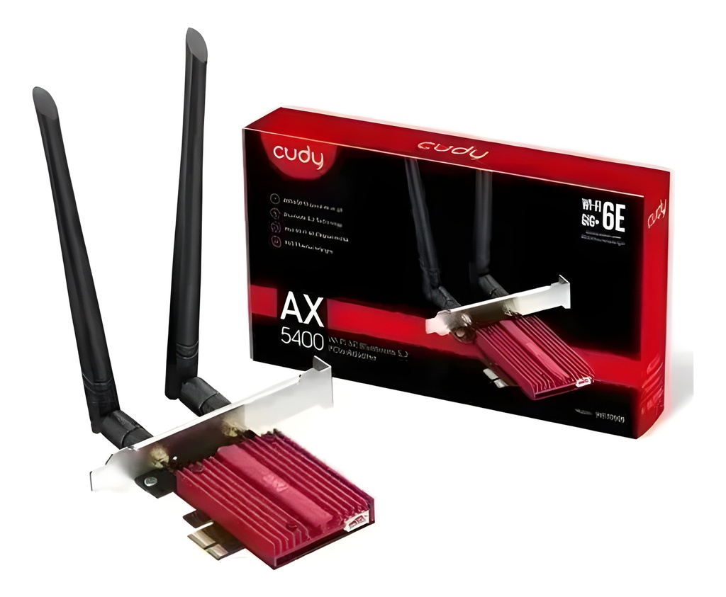 Placa De Red WiFi Ax5400 Pcie WiFi 6E