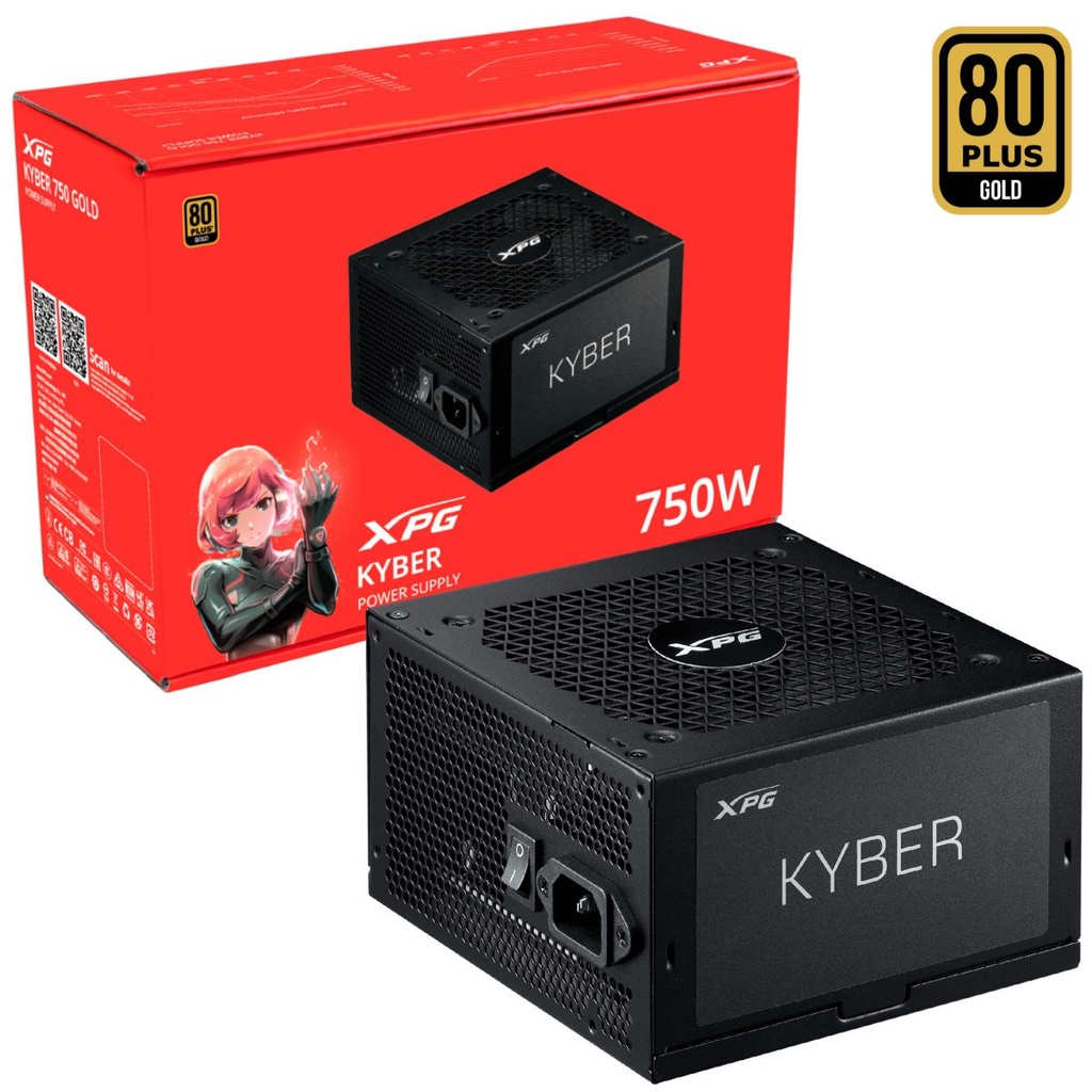 Fuente ATX 750W No Modular 80+ Gold Adata Xpg 750W Kyber