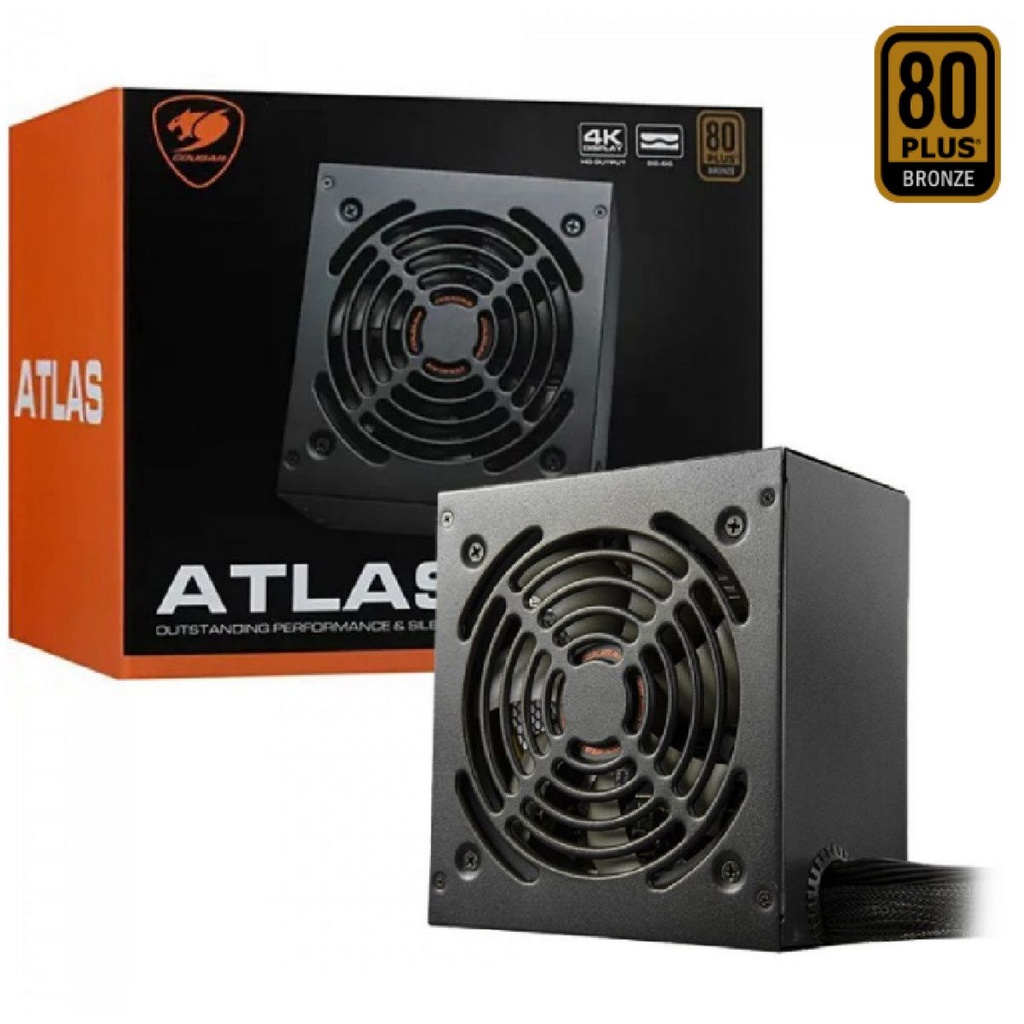 Fuente ATX 550W No Modular 80+ Bronce Cougar Atlas 550