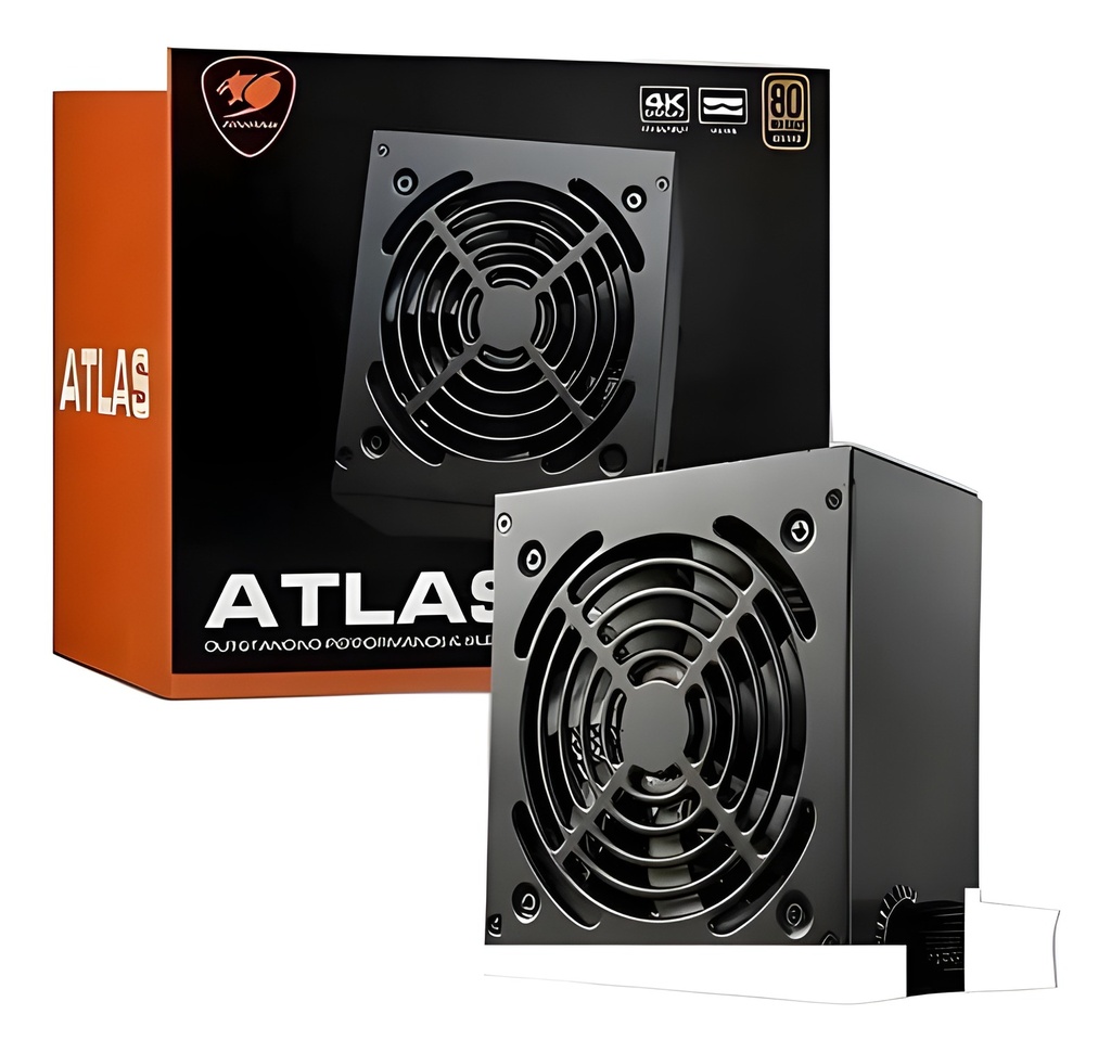 Fuente Atx 600W 80 Plus Bronce Atlas 600