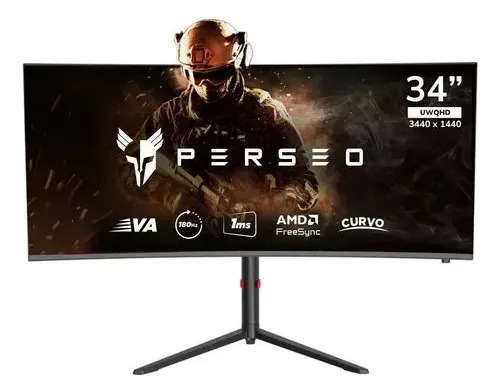 Monitor Gamer Va 34" Uwqhd 180Hz Curvo