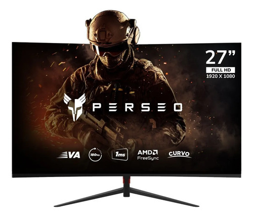 Monitor Curvo 27" Perseo 180Hz FHD
