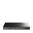 Switch No Administrable 24 Puertos Gigabit 4 Uplinks Sfp