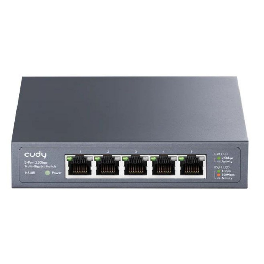 Switch No Administrable 5 Puertos 2.5 Gigabit